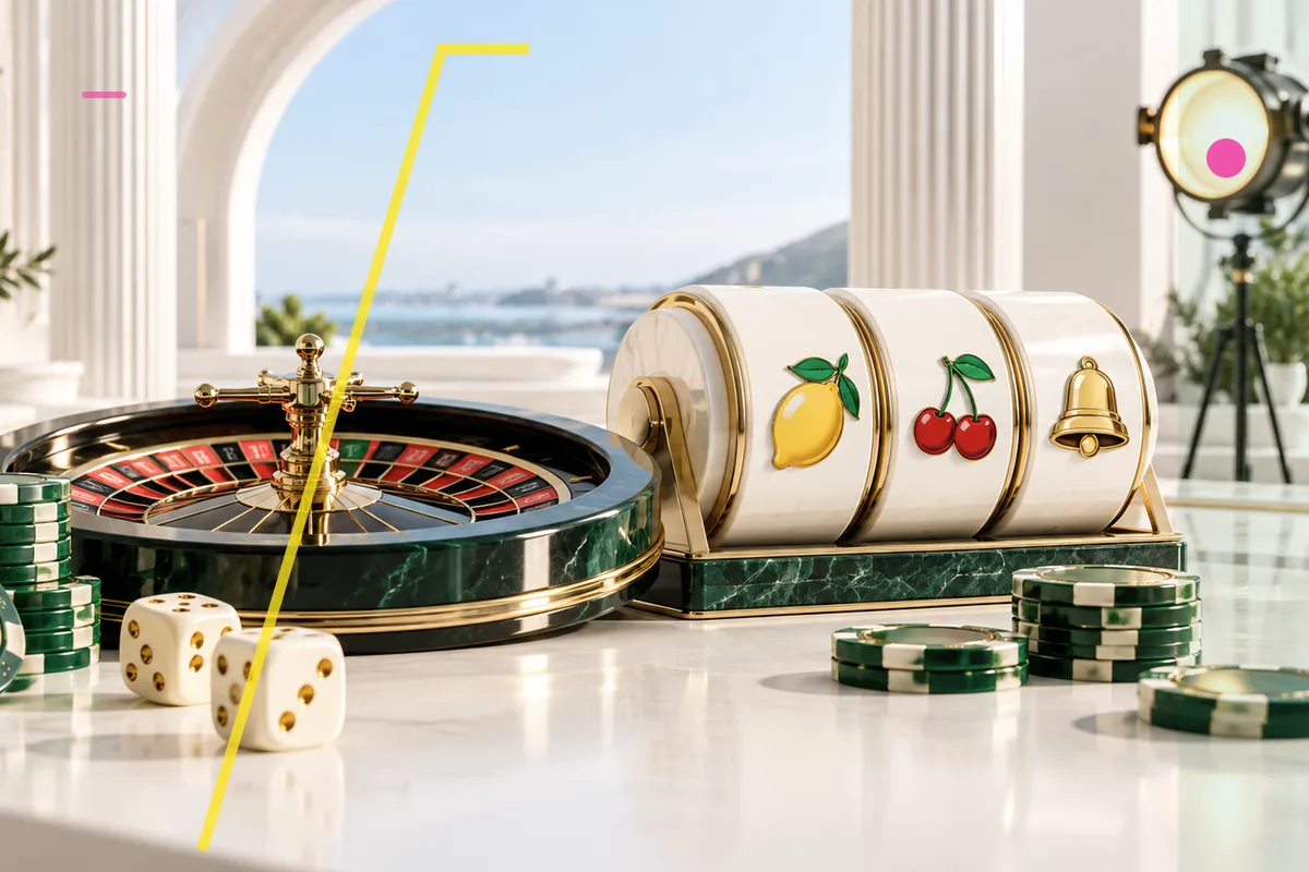 Crazy Time casino game guide on a bright table
