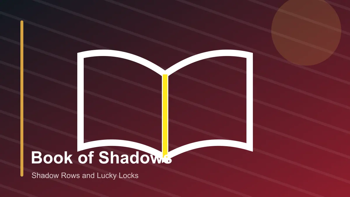 Book of Shadows Shadow Rows and Lucky Locks editorial artwork